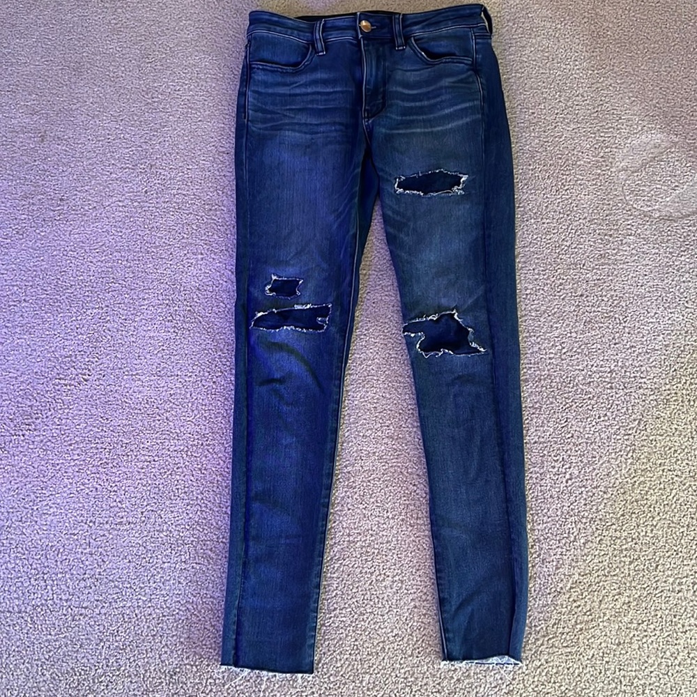 Hi-rise jeggings